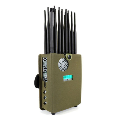 JAMMER GPS GSM 4G LTE 5G SOS LOJACK WIFI BLUETOOTH 24 ANTENAS