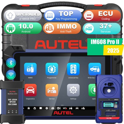 2025 Autel MaxiIM IM608 PRO II (Autel IM608 II) Full Kit Plus IMKPA Accessories with Free G-Box3 APB112 Get 2pcs Free Otofix Smart Key Watches