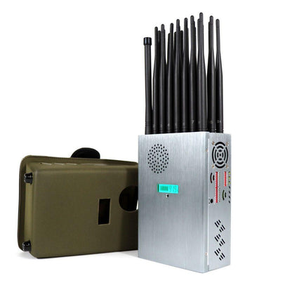 JAMMER GPS GSM 4G LTE 5G SOS LOJACK WIFI BLUETOOTH 24 ANTENAS