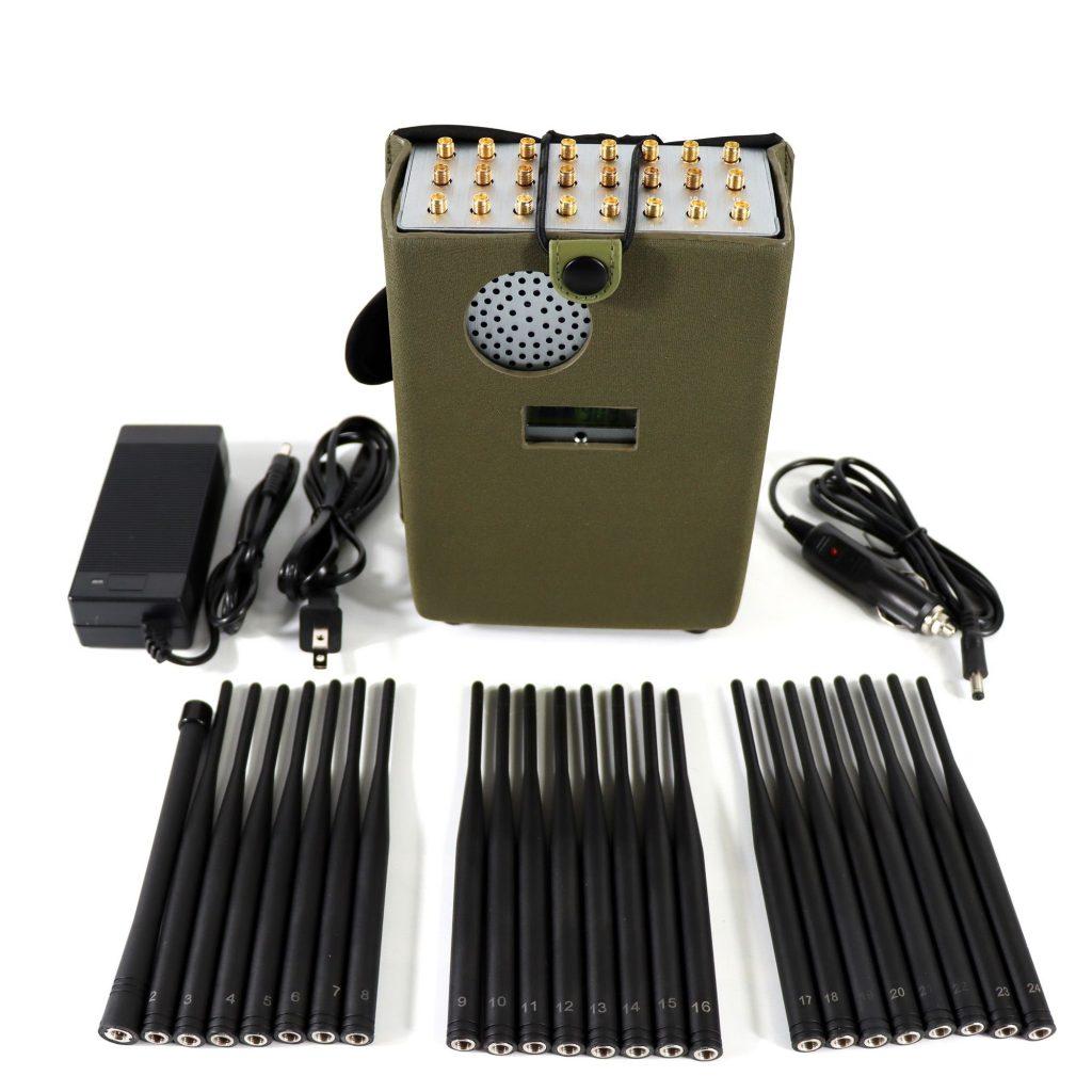 JAMMER GPS GSM 4G LTE 5G SOS LOJACK WIFI BLUETOOTH 24 ANTENAS