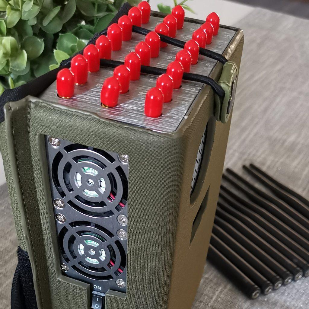 JAMMER GPS GSM 4G LTE 5G SOS LOJACK WIFI BLUETOOTH 24 ANTENAS